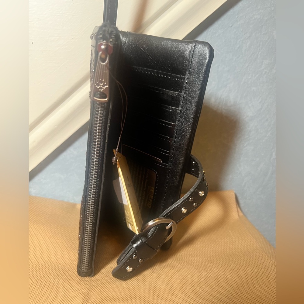 NWT Patricia Nash Annesley Luxe Ranch Leather Wallet/Wristlet - Picture 6 of 6